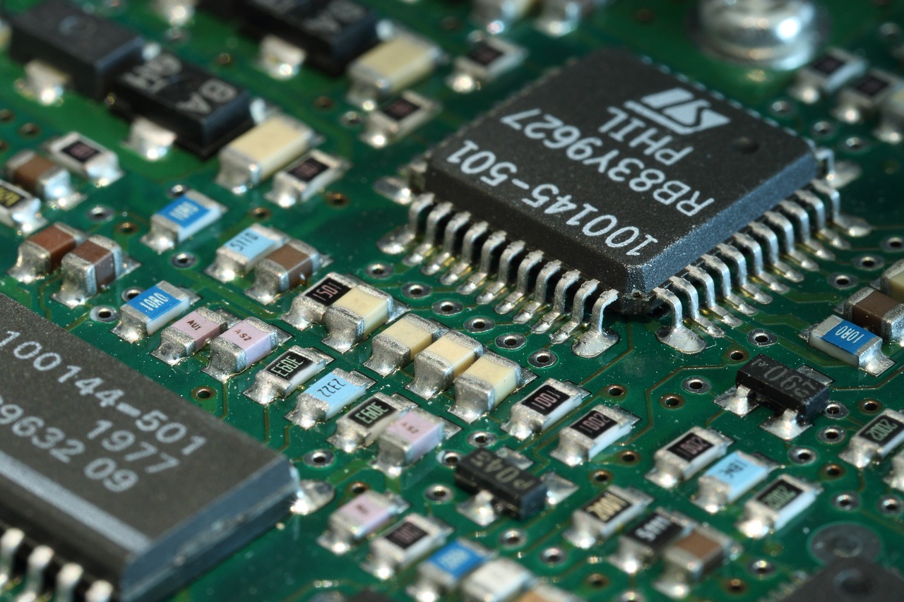 Electronics close up